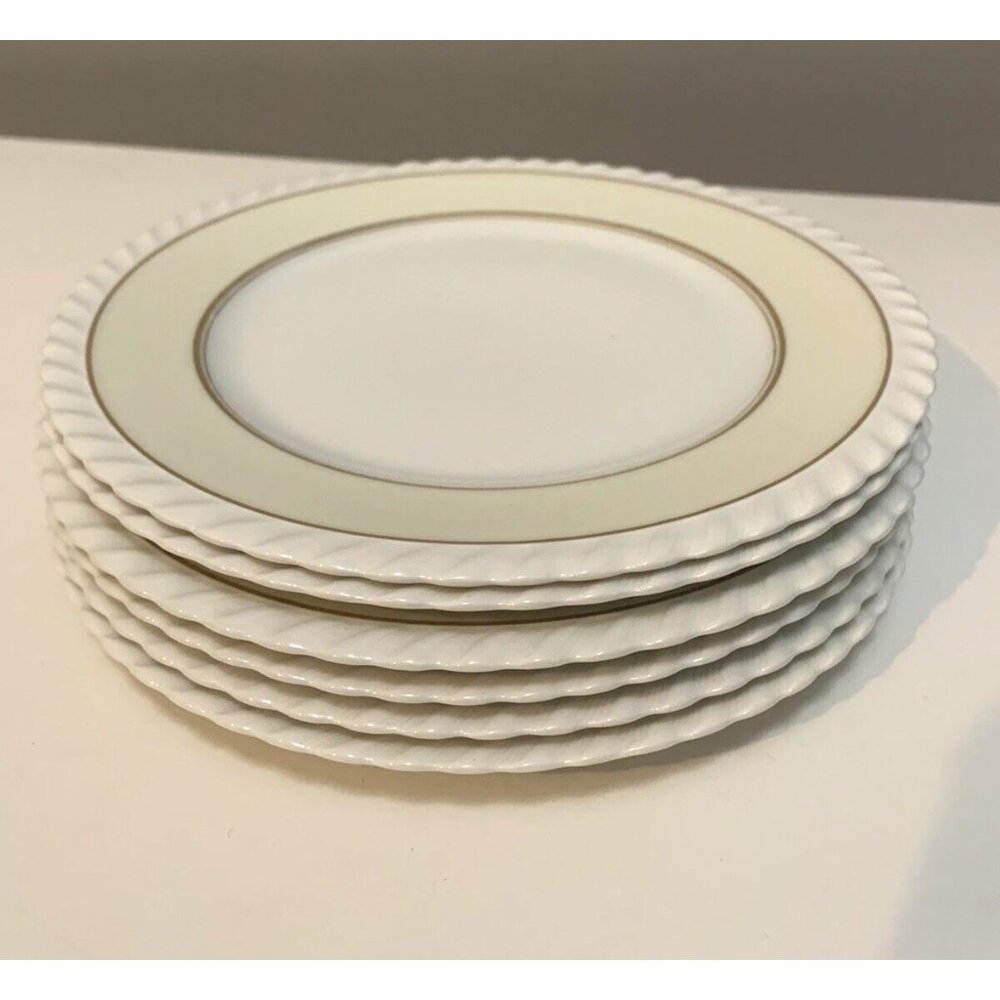 6-K&A Krautheim Bavarian Selb "MARGUERITE" Salad Plates, 8", EUC!